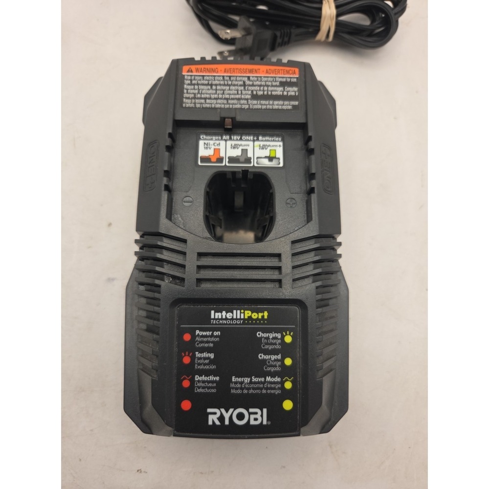 Ryobi P118 Lithium Ion Dual Chemistry Battery Charger ONLY for 18 Volt Batteries